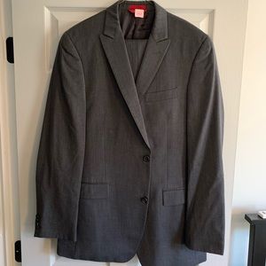 Gray 3 piece suit